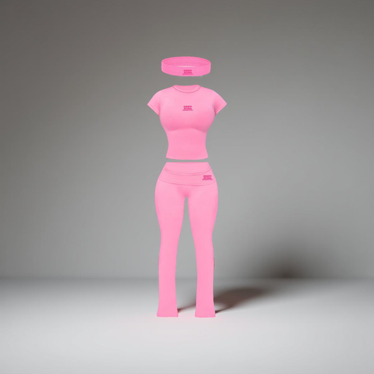 3.0 ATHLEISURE SET {PINK}